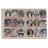 Misc. Unsorted Baseball Cards In Protective Sleeves  (Some Slots Have More Than One Card)