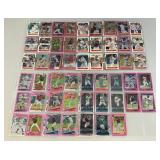 Misc. Unsorted Baseball Cards Including Autographed And More In Protective Sleeves (Some Slots Have More Than One Card)