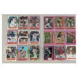 Misc. Unsorted Baseball Cards Including Autographed And More In Protective Sleeves (Some Slots Have More Than One Card)