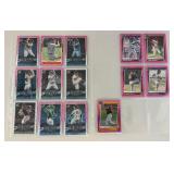 Misc. Unsorted Baseball Cards Including Autographed And More In Protective Sleeves (Some Slots Have More Than One Card)