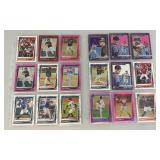 Misc. Unsorted Baseball Cards In Protective Sleeves (Some Slots Have More Than One Card)
