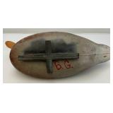 Vintage goose And female Duck Decoys