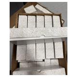 Bulk Lot of Decorative White and Gold Patterned Rectangular Boxes