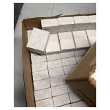 Bulk Lot of Decorative White and Gold Patterned Rectangular Boxes