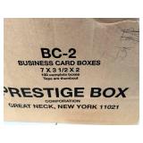 Bulk Lot of Decorative White and Gold Patterned Rectangular Boxes