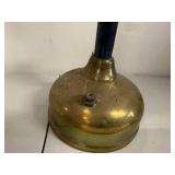 Vintage Lenkhoff Brass Bunsen Burner Lamp Stand, 16 Inch
