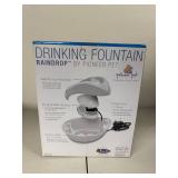 Pioneer Pet Raindrop Ceramic Drinking Fountain for Cats and Dogs