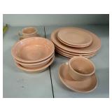 Fiesta Apricot Dinnerware Set, 11 Pieces