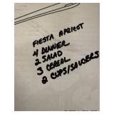 Fiesta Apricot Dinnerware Set, 11 Pieces