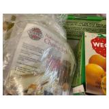 Set of Weck Canning Jars, Vintage Blue Enamelware Baking Dish, and Cheesemaking Supplies