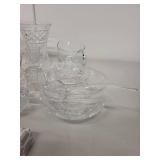 Collection of Assorted Clear Glassware and Crystal Serveware