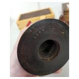 Collection of 2 Wooden Keepsake Boxes and 2 Hand-Turned Wood Bowls