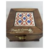 Collection of 2 Wooden Keepsake Boxes and 2 Hand-Turned Wood Bowls