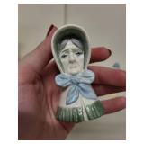 Set of 5 Royal Worcester Porcelain Figurines Including Mrs. Caudle and Dog