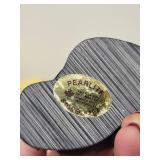 Collection of 4 Animal Figurines: Swarovski Crystal Hedgehog, Glass Bird, Pearlite Quail, and Frosted Hedgehog