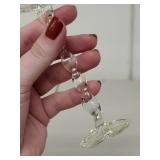 Collection of 4 Animal Figurines: Swarovski Crystal Hedgehog, Glass Bird, Pearlite Quail, and Frosted Hedgehog