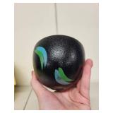 Kosta Boda With Love Hand Painted Glass Bowl with Box