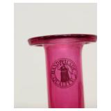 Collection of 8 Handmade Glass Bottles and Vases - Mixed Colors and Shapes