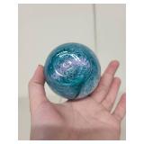 Caithness Glass Handcrafted Blue"Spiral Mofif" or "Aqua Lightning" Swirl Patterned Mini Vase with Tag