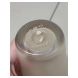 Steuben Verre de Soie Iridescent Art Glass Vase with Feather Pattern, 6 Inch