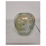 Signed Zuckerman 1994 Studio Art Glass Vase