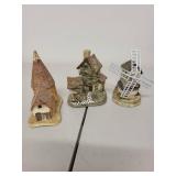 Large Collection of David Winter Cottages Hand Painted Figurines with Boxes