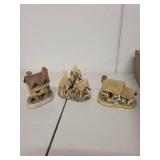 Large Collection of David Winter Cottages Hand Painted Figurines with Boxes