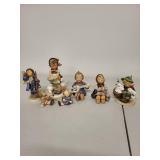 Set of 6 Vintage Goebel Hummel Figurines Germany