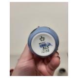 Collection of 8 Miniature Art Pottery and Porcelain Vases Assorted Designs