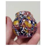 Collection of 8 Miniature Art Pottery and Porcelain Vases Assorted Designs