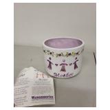 Mother Themed Ceramic Candle Holder and Vintage Remembrance Plaques Set