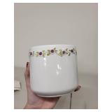 Mother Themed Ceramic Candle Holder and Vintage Remembrance Plaques Set