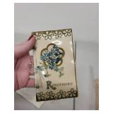 Mother Themed Ceramic Candle Holder and Vintage Remembrance Plaques Set