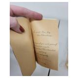 Mother Themed Ceramic Candle Holder and Vintage Remembrance Plaques Set