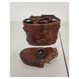 Vintage U.S. Army Signal Corps Binoculars with Leather Case