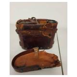 Vintage U.S. Army Signal Corps Binoculars with Leather Case
