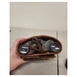 Vintage U.S. Army Signal Corps Binoculars with Leather Case
