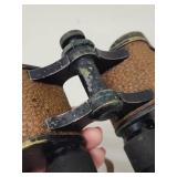 Vintage U.S. Army Signal Corps Binoculars with Leather Case