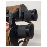 Vintage U.S. Army Signal Corps Binoculars with Leather Case