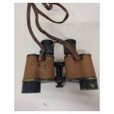 Vintage U.S. Army Signal Corps Binoculars with Leather Case