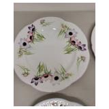 Shelley England Bone China Mixed Floral Tea Set Plates and Cups