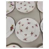 Shelley England Bone China Mixed Floral Tea Set Plates and Cups