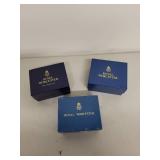 Set of 6 Royal Worcester Egg Coddlers in Original Boxes