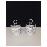 Set of 6 Royal Worcester Egg Coddlers in Original Boxes