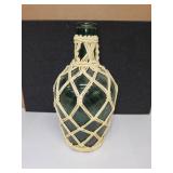 Collection of 5 Vintage Glass Bottles Including Demijohn and Seltzer Bottles