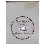 Woodstock Pottery Basket and 1985 Brown Bag Cookie Art Heart Ornament