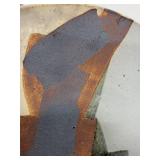 Set of 3 Handmade Charles Halling Signed Pottery Plates with Abstract Glaze Design