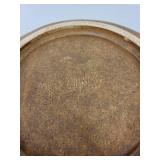 Set of 3 Handmade Charles Halling Signed Pottery Plates with Abstract Glaze Design