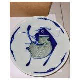 Pair of Japanese Porcelain Bowls with Fish Design