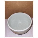 Cream Colored Handcrafted Pottery Bowl by Artist Charles Halling